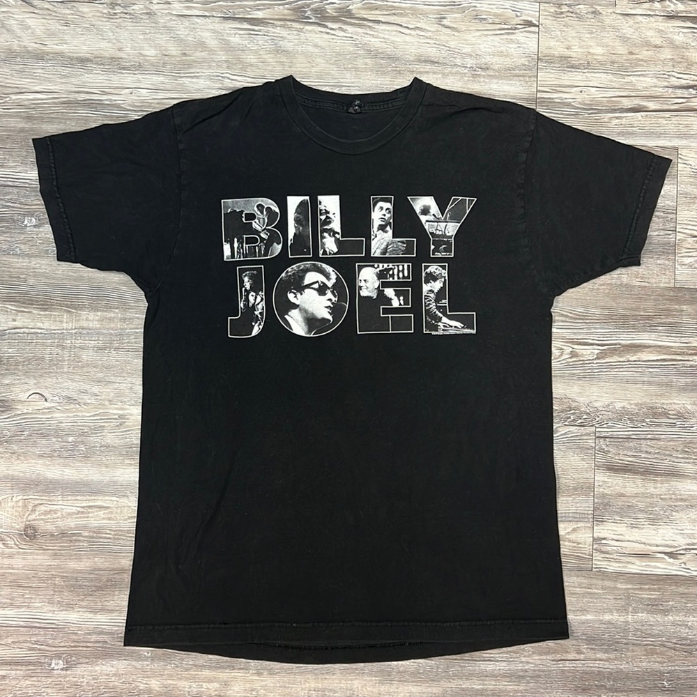 Billy Joel In Concert 2015 Tour Shirt w/dates Licensed Adult Large